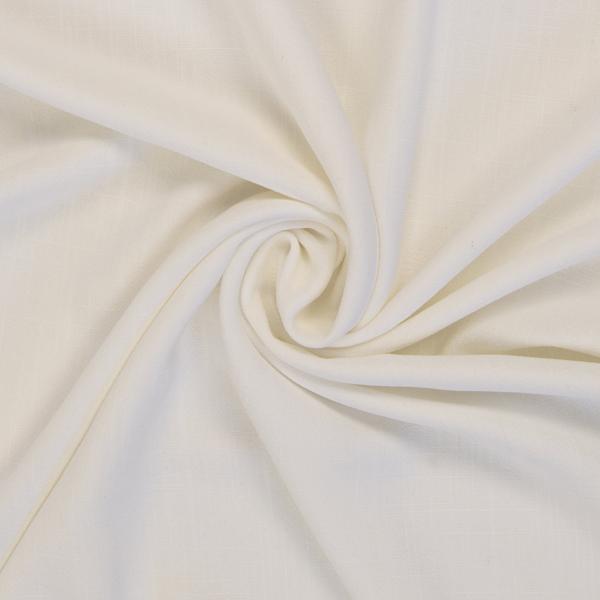 Viskose Leinen Naturweiß by Swafing